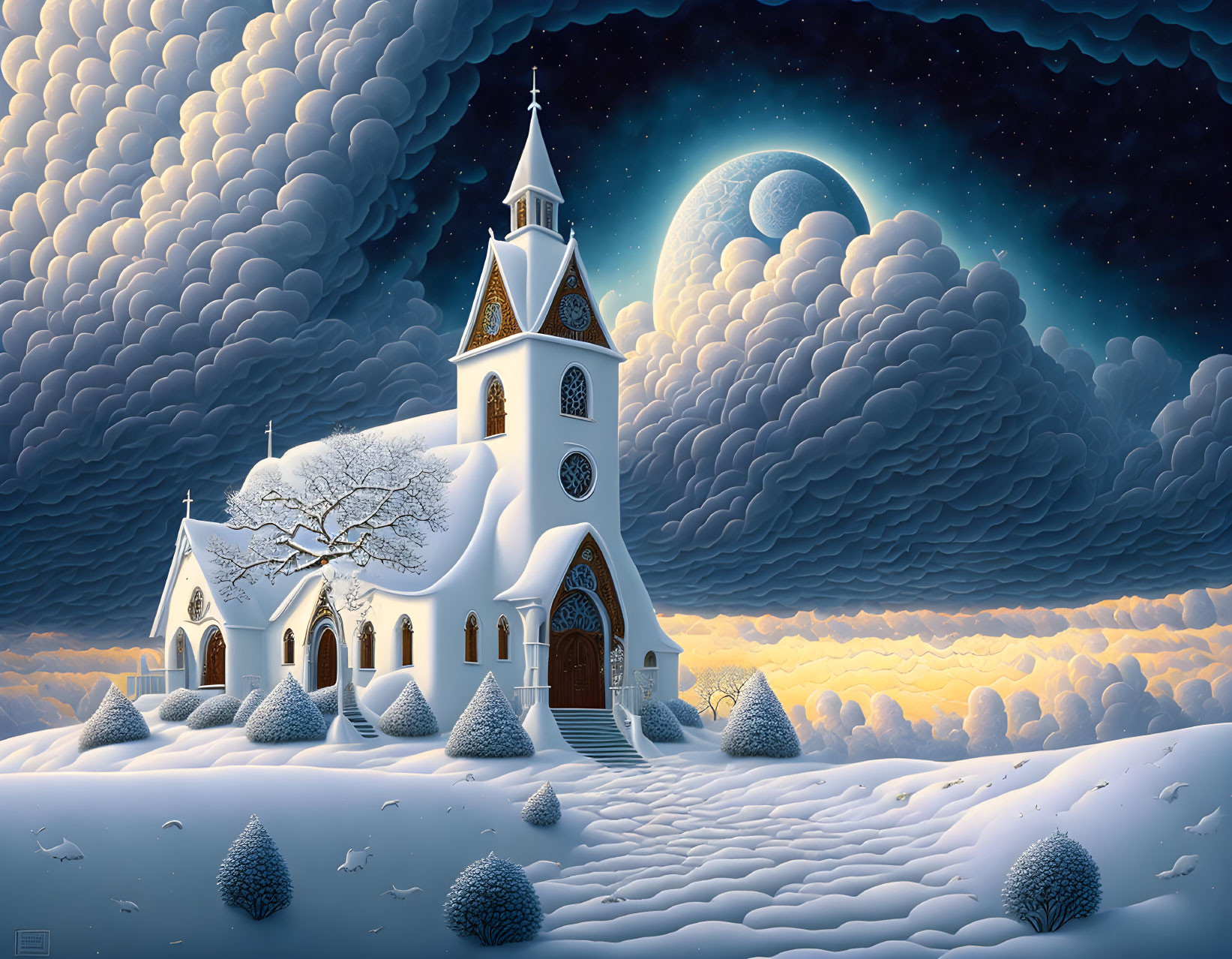 Winter Storm Church