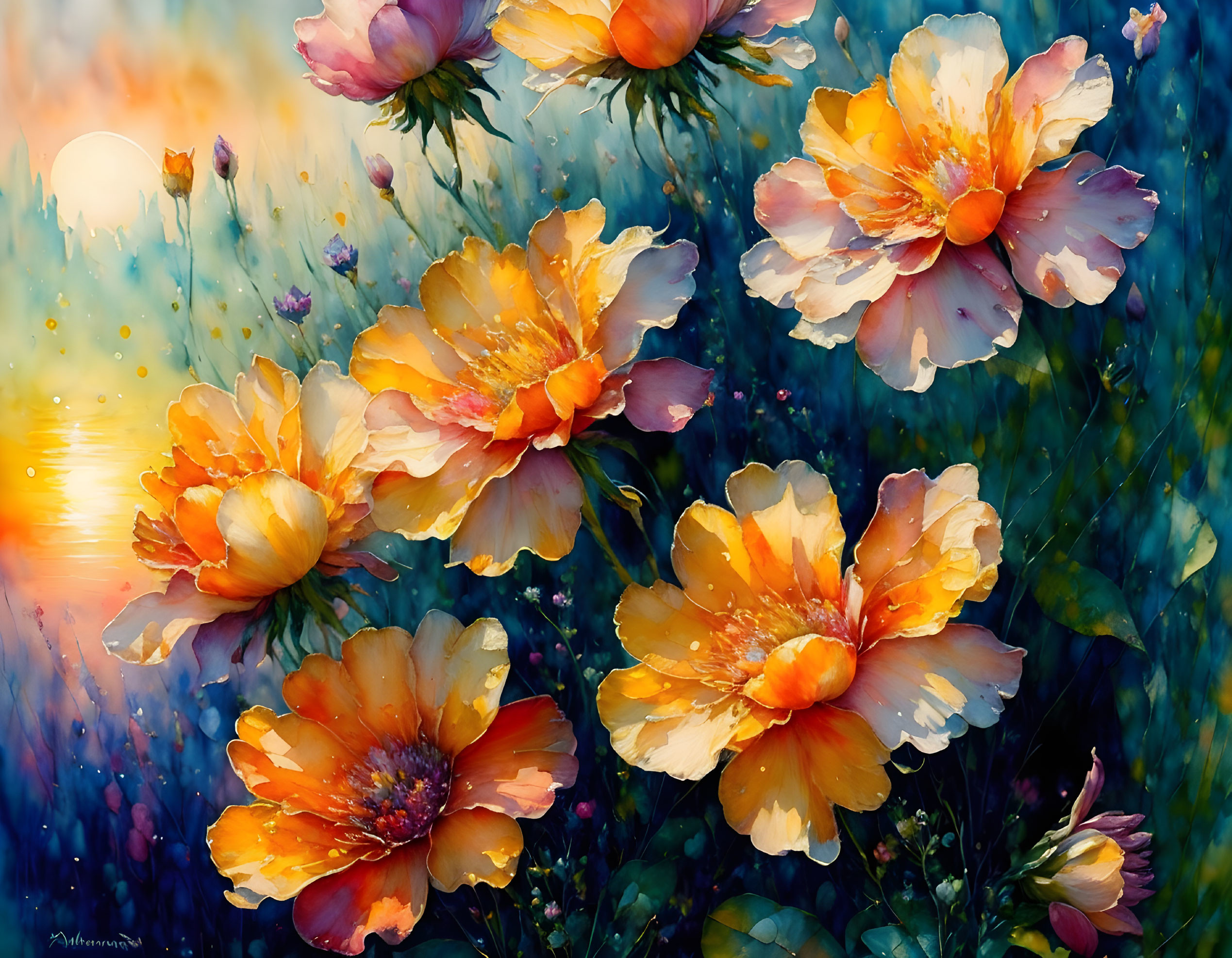 Flowers Watercolors