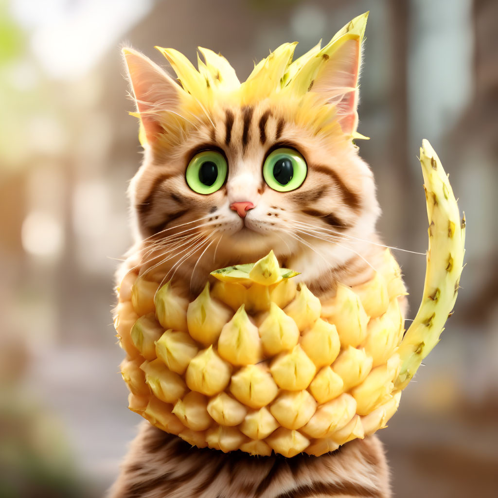 Feline Pineapple Purr