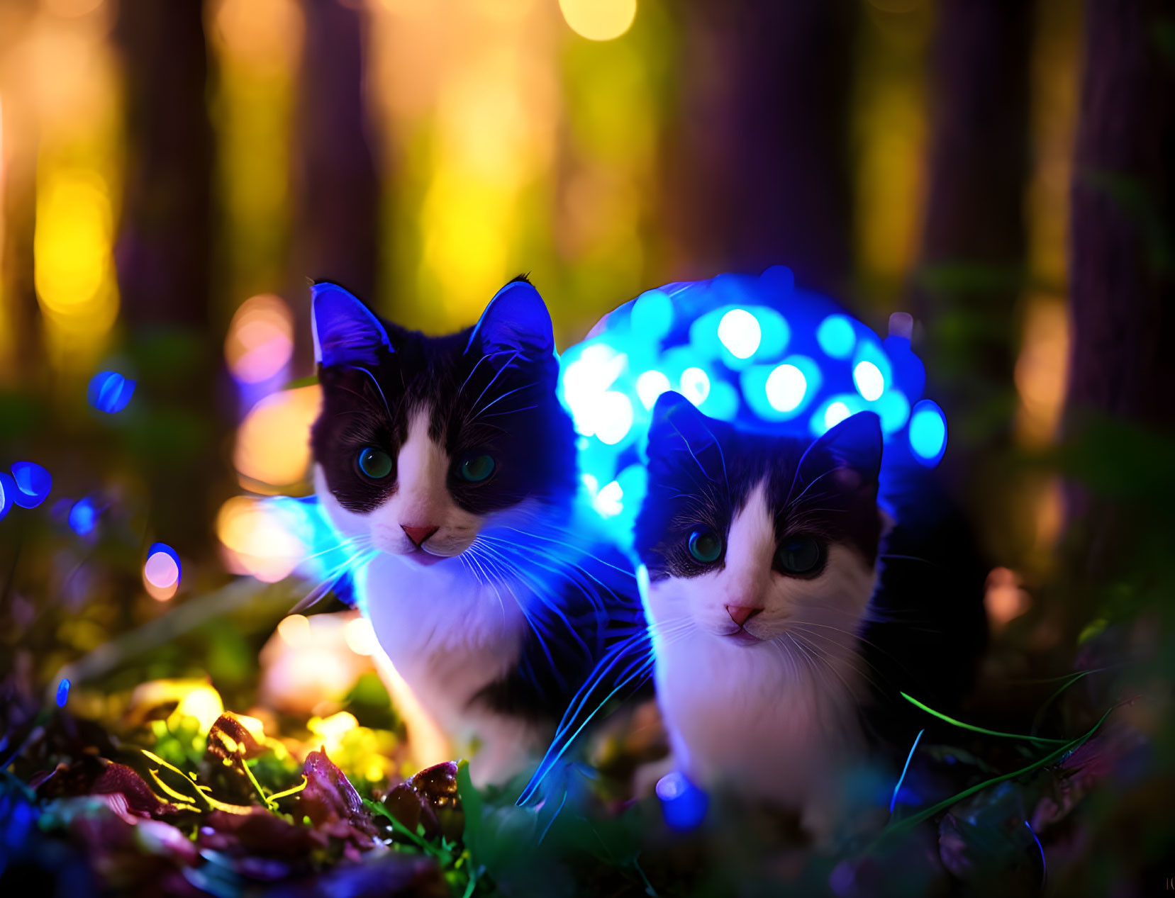 Fairy Forest Cats