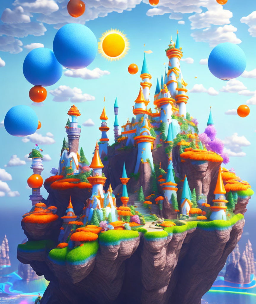 Fairytale Rainbow castle 2