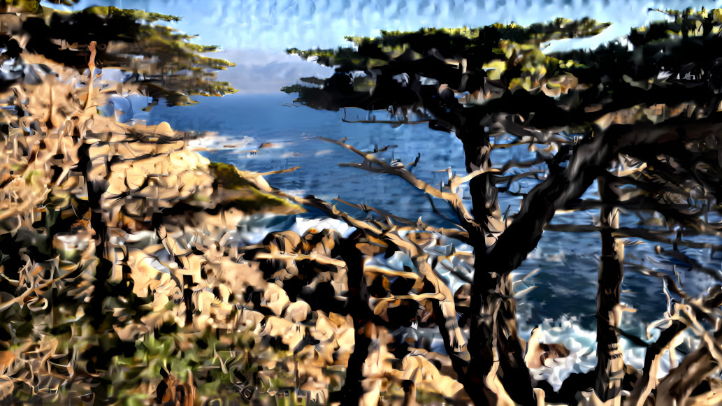 Big Sur Cypress Trees #2