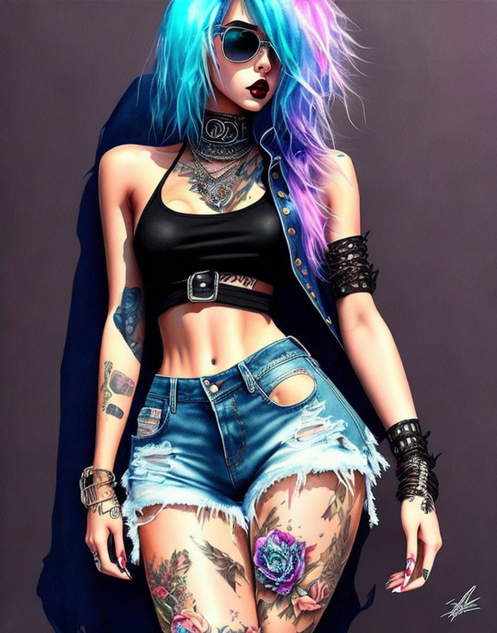 Punk Goth Girl