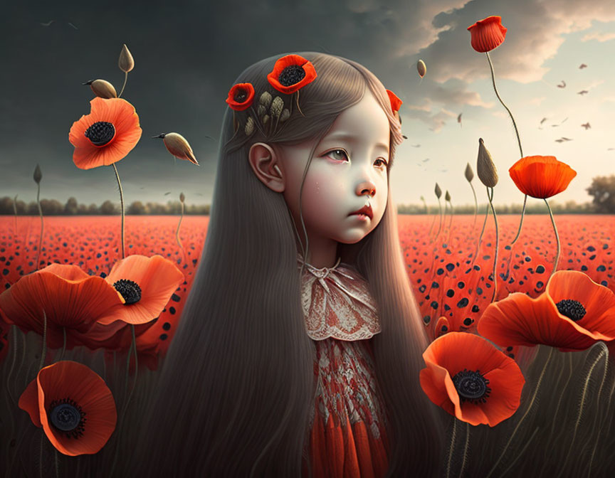 Non-disappearing poppies)