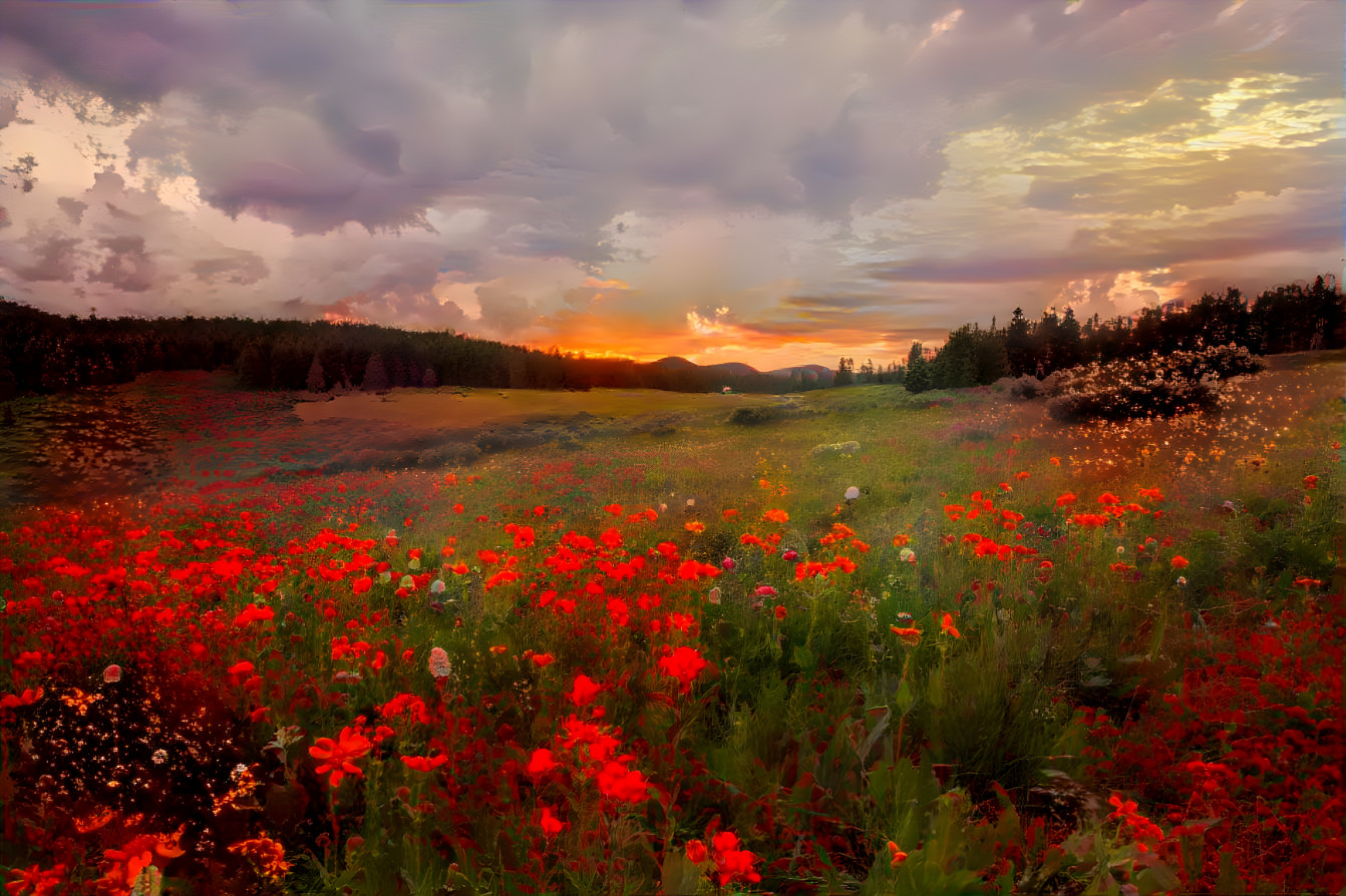 Rose Colored Landscape