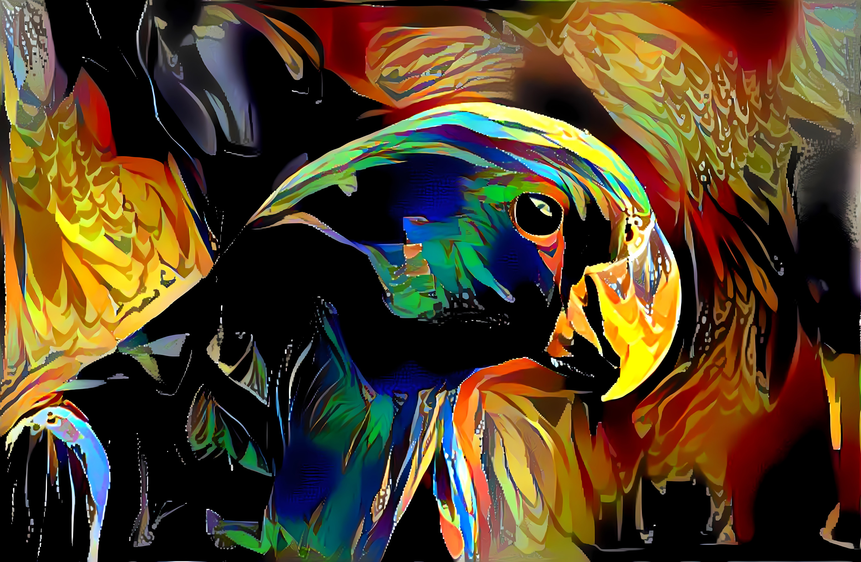 Surreal Parrot