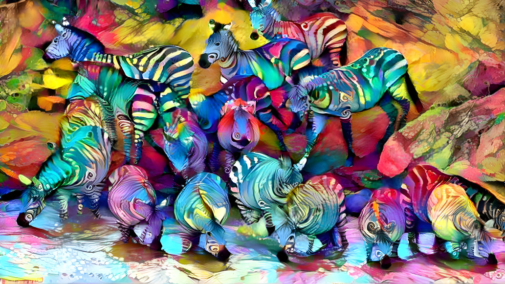 Painted Zebras