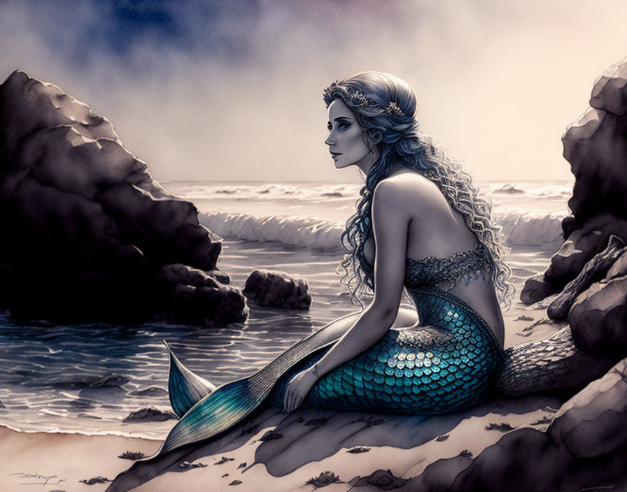 Lonely mermaid