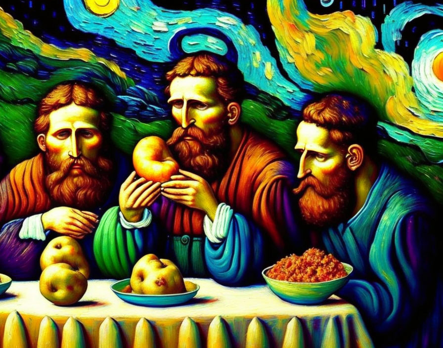 The Last Supper,  Van Gogh style