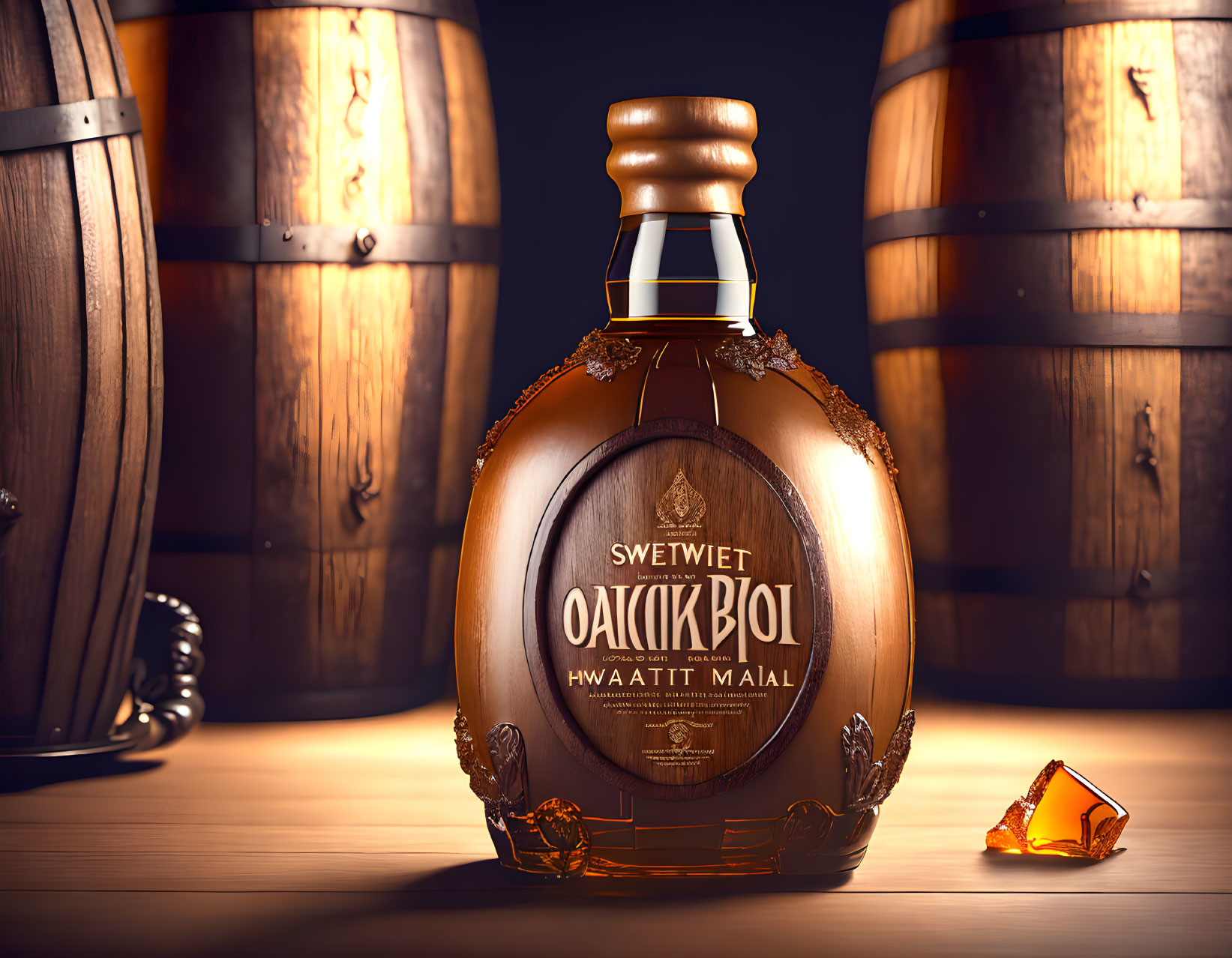 Oak Barrel Honey whisky