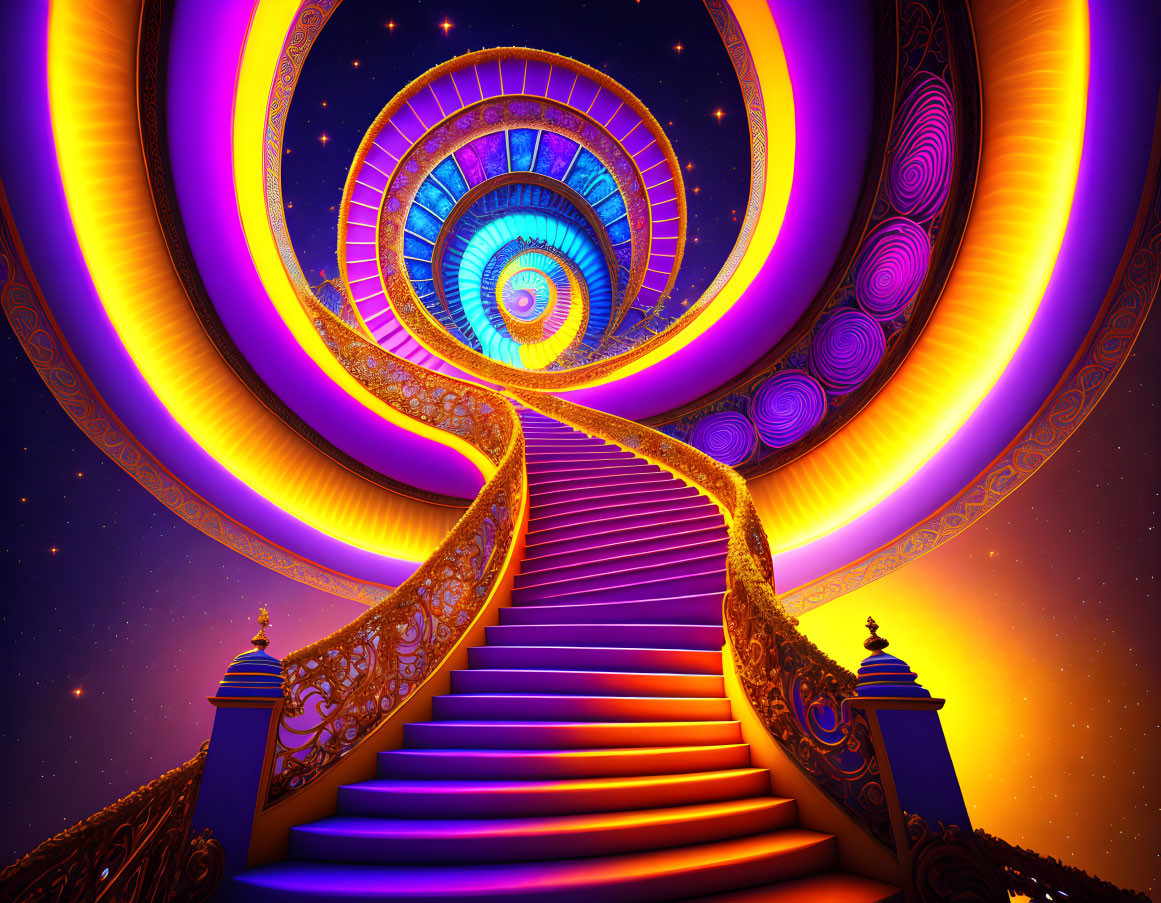 Fibonacci staircase