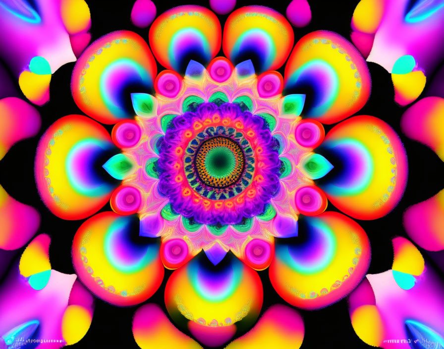 Flower kaleidoscope
