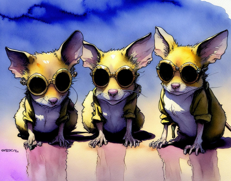 Three Cool Chihuahuas