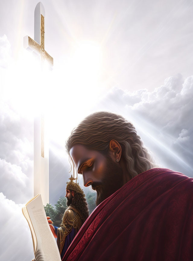 Jesus Reading Scripture 