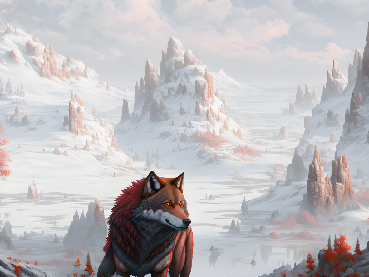 The Dire Red Wolf