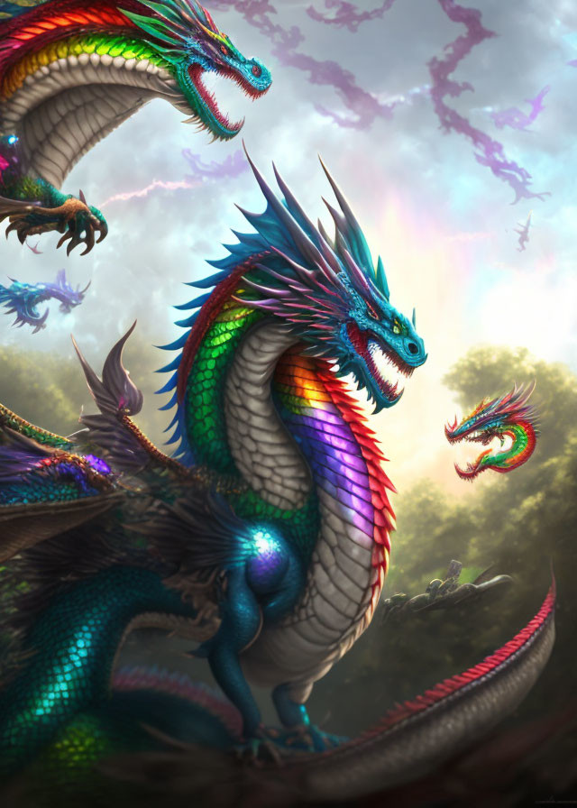 Good Morning Rainbow Dragon 2023A.D.
