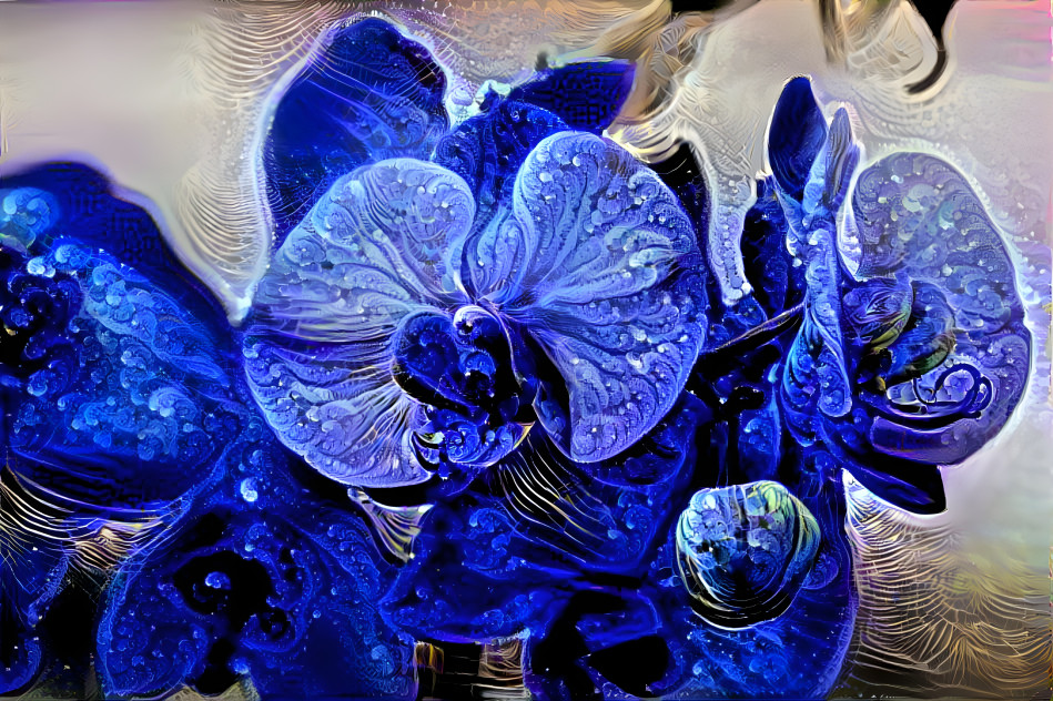 Flowers blue