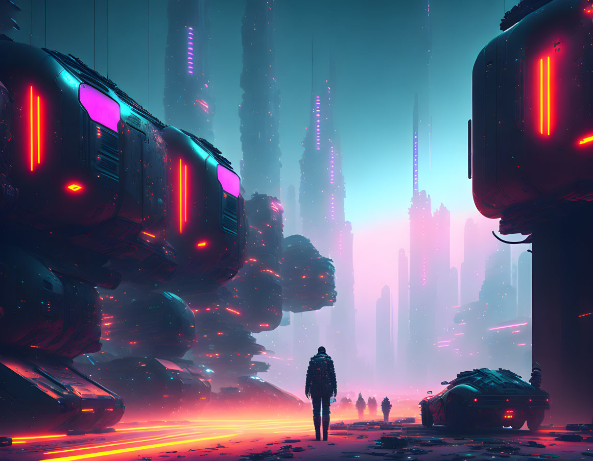 Dystopian Cyberpunk Ambient Journey