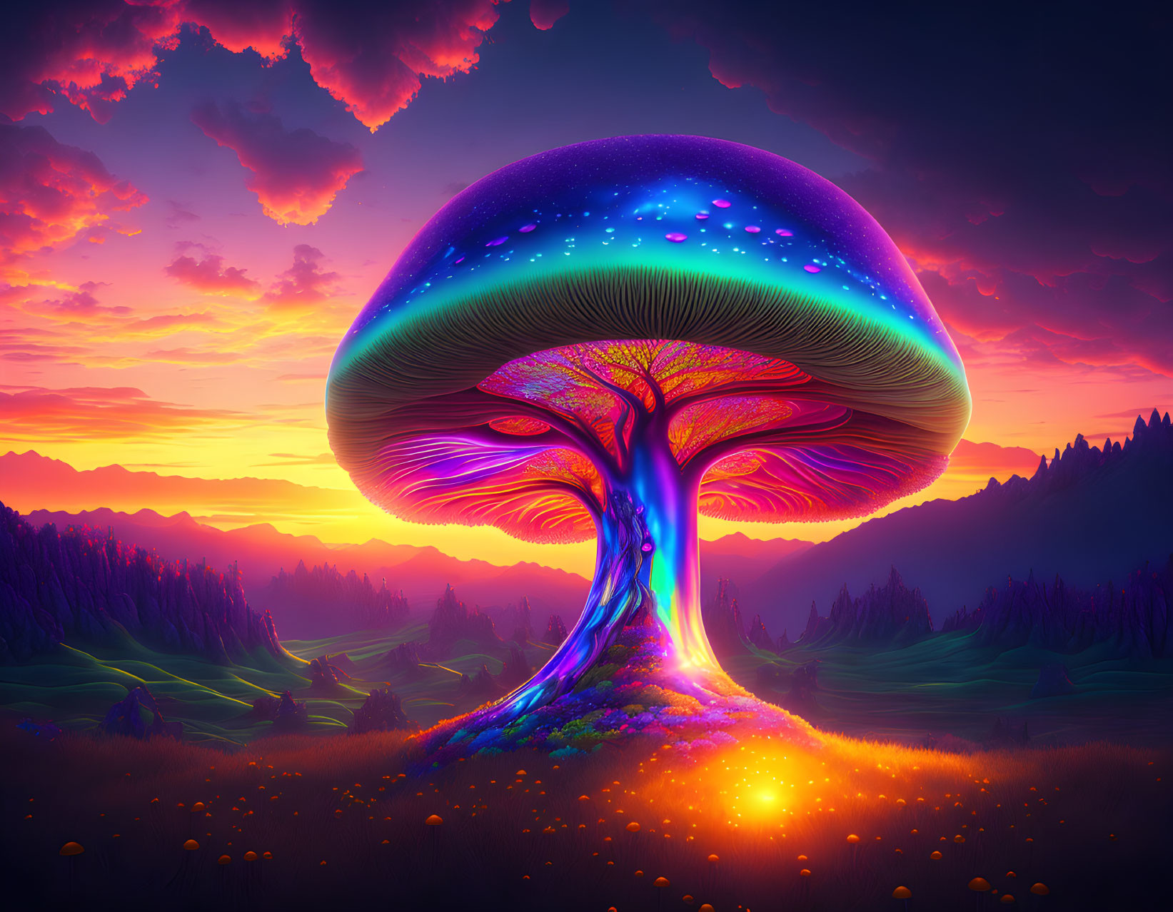 mushroom tree