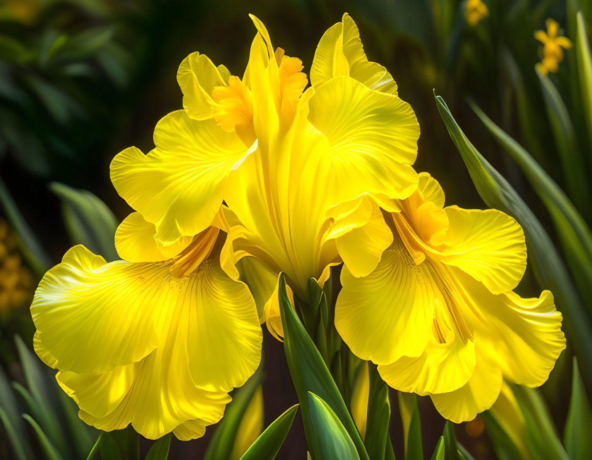 Beautiful Yellow Iris 