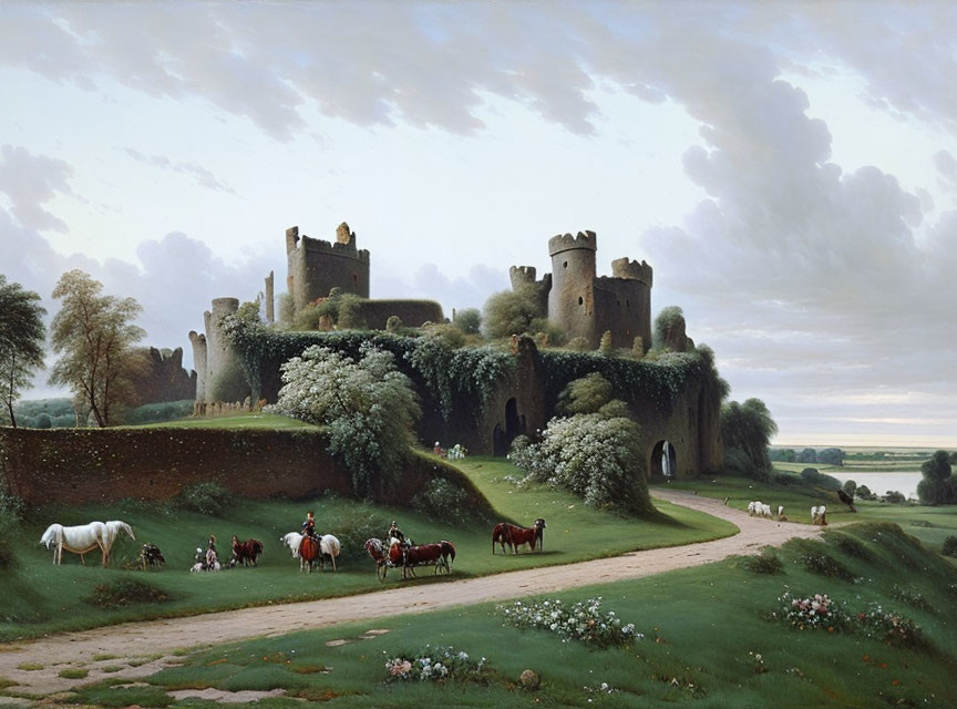 Castle Ruin, by John Constable