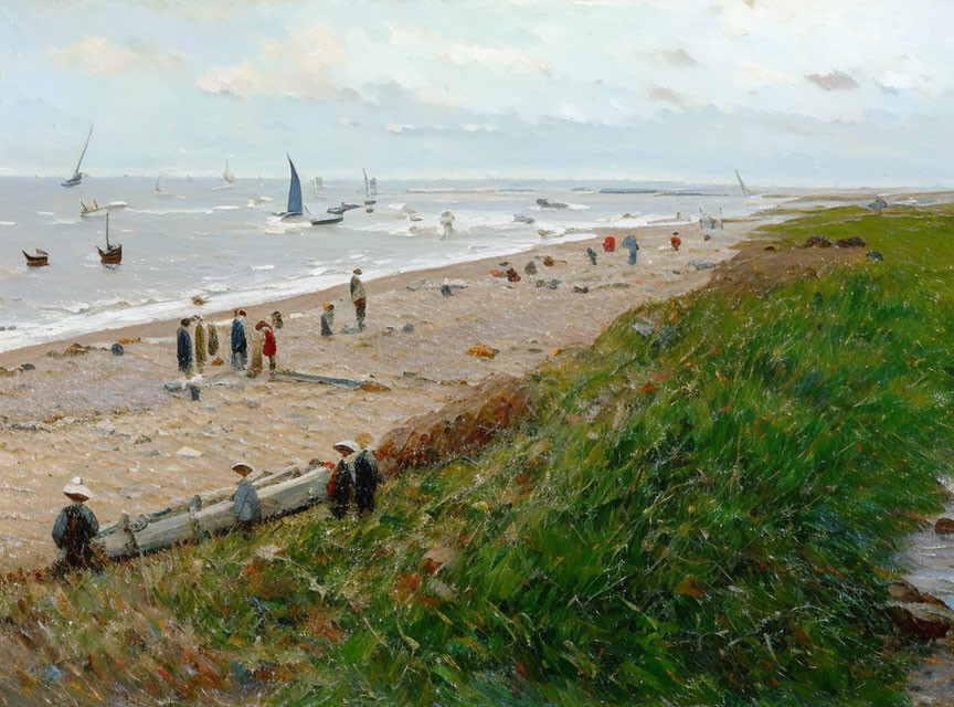 Lowry at the Seaside