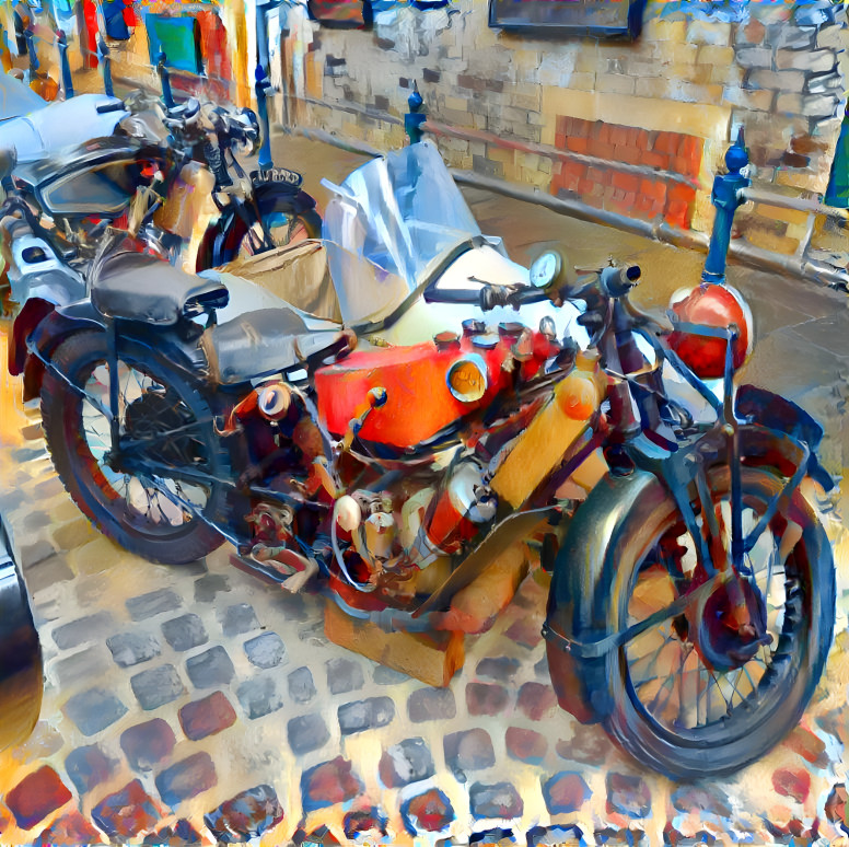 Old motorbike sidecars