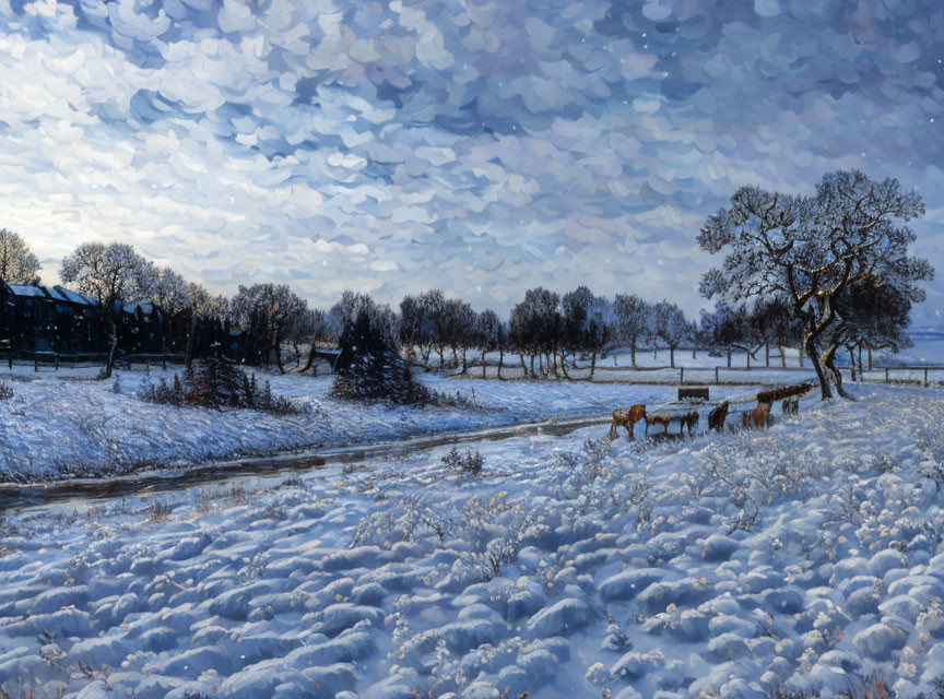 Van Gogh's 'Winter in Yorkshire'