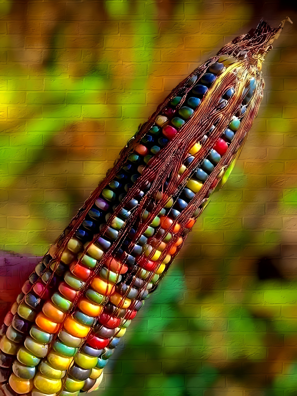 Glass Gem multicoloured Corn