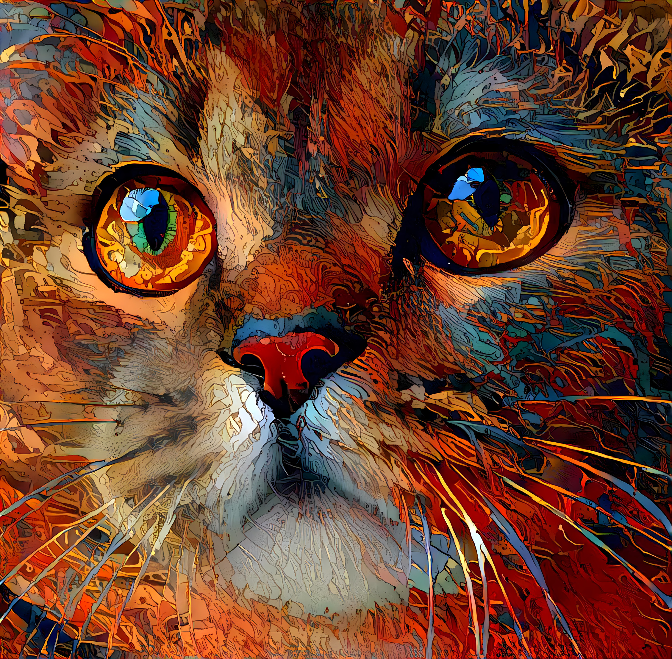 Scottish Cat portrait