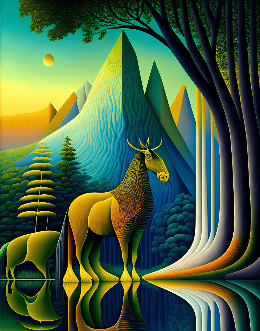 Surreal horse