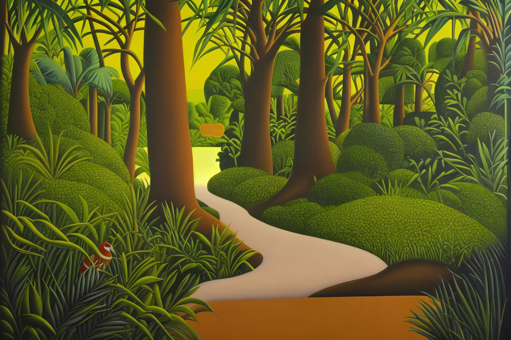 Jungle, in the style of George Callaghan