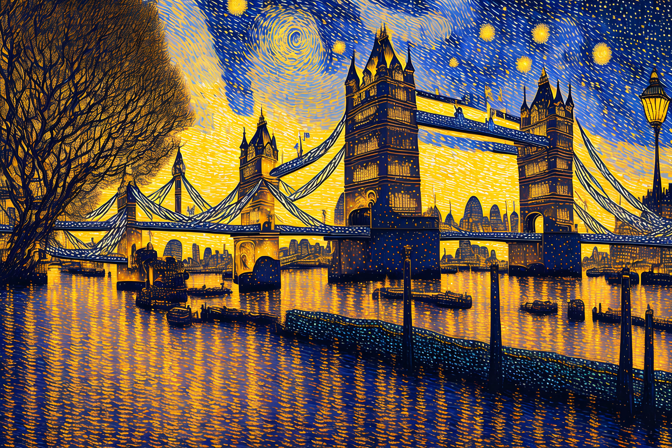 Starry night London