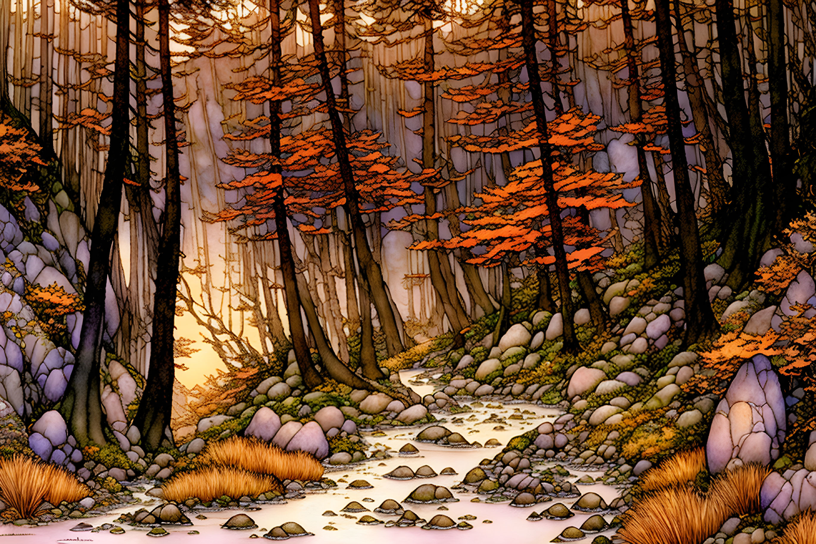 Autumnal forest