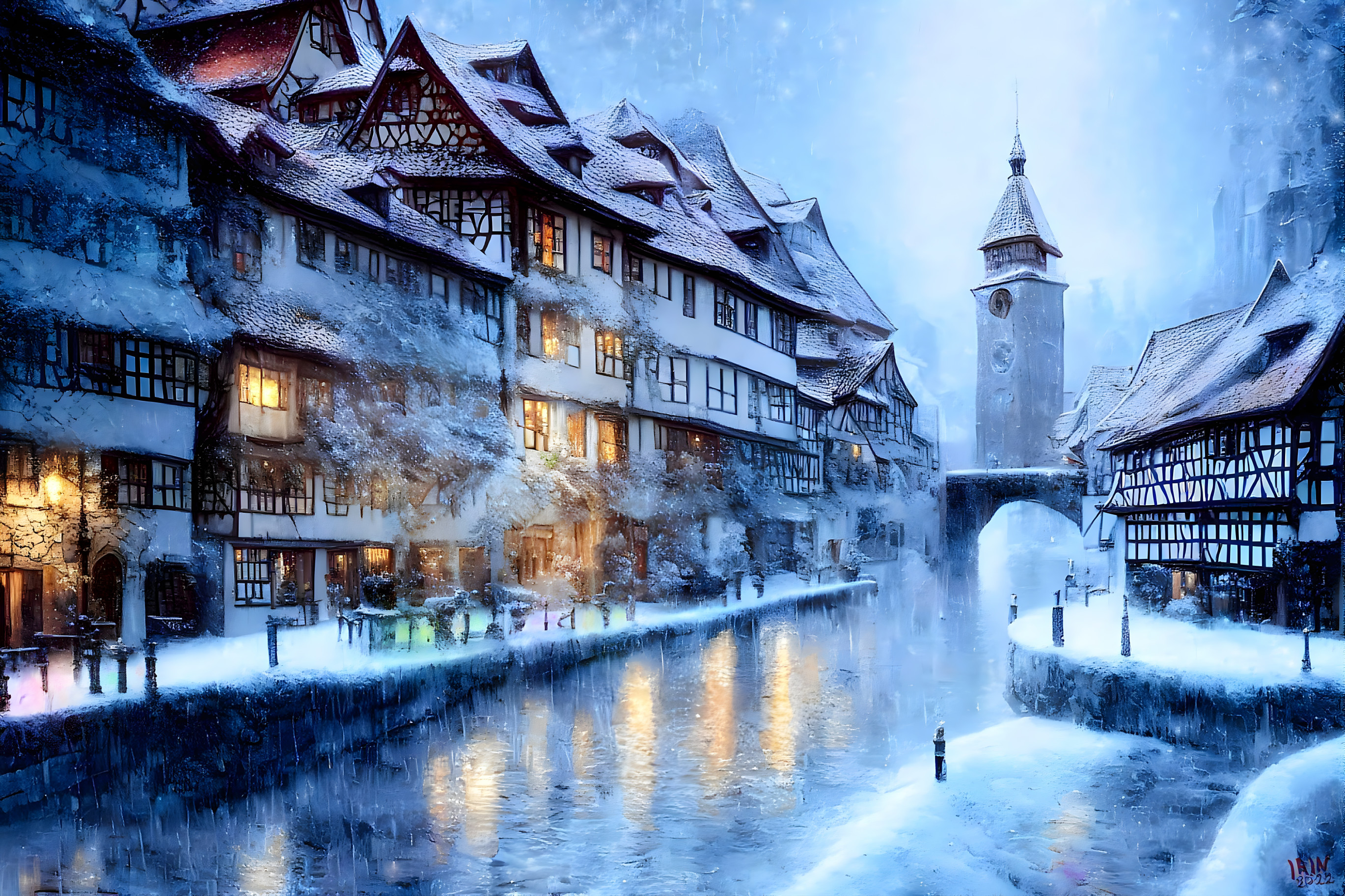 Winter in Bamberg fantasy II
