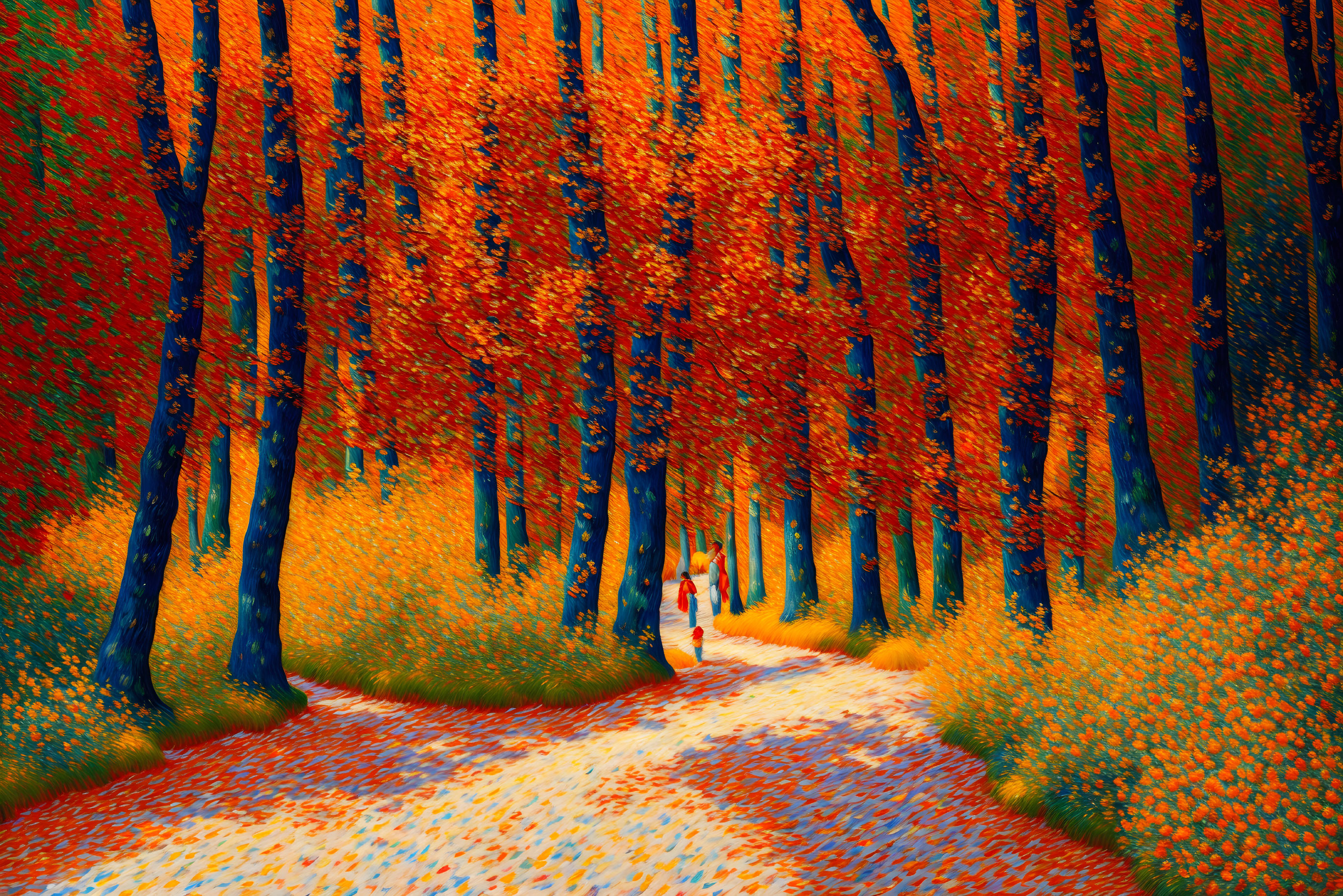 Forest Path in Autumn