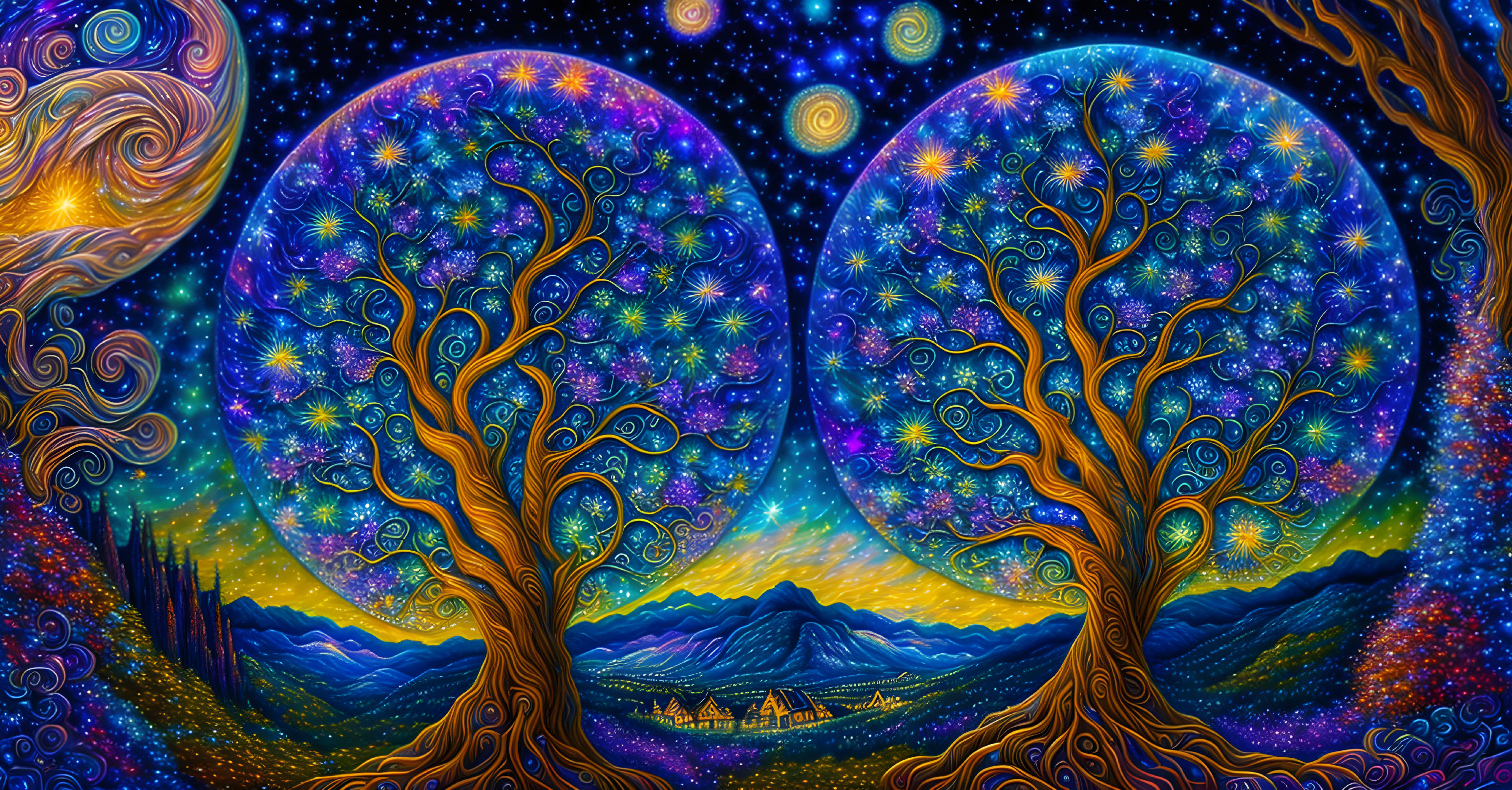 Surreal trees