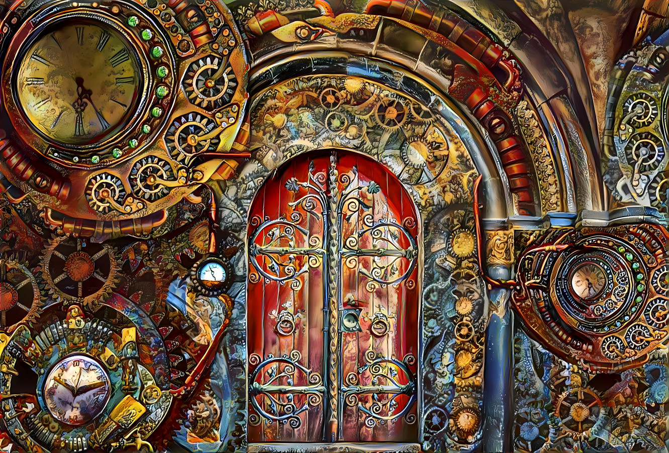 Steampunk Door 1