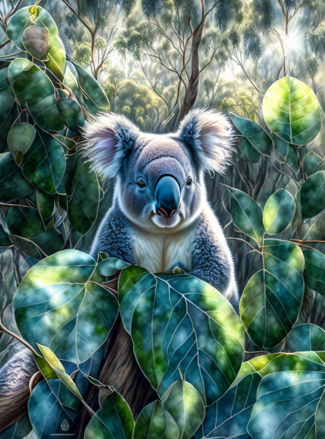 Relaxing in the Eucalyptus 
