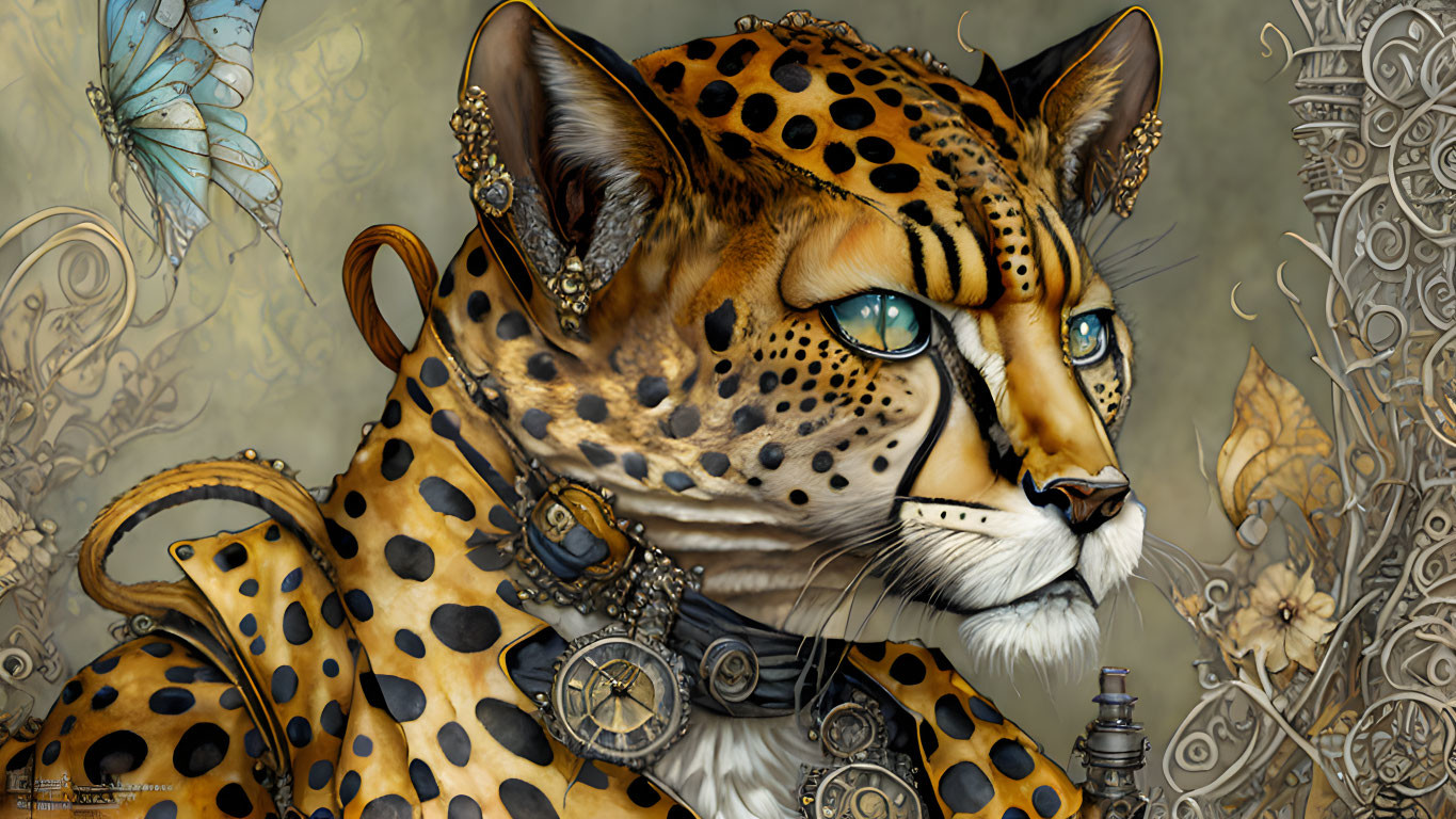 Steampunk Cheetah 
