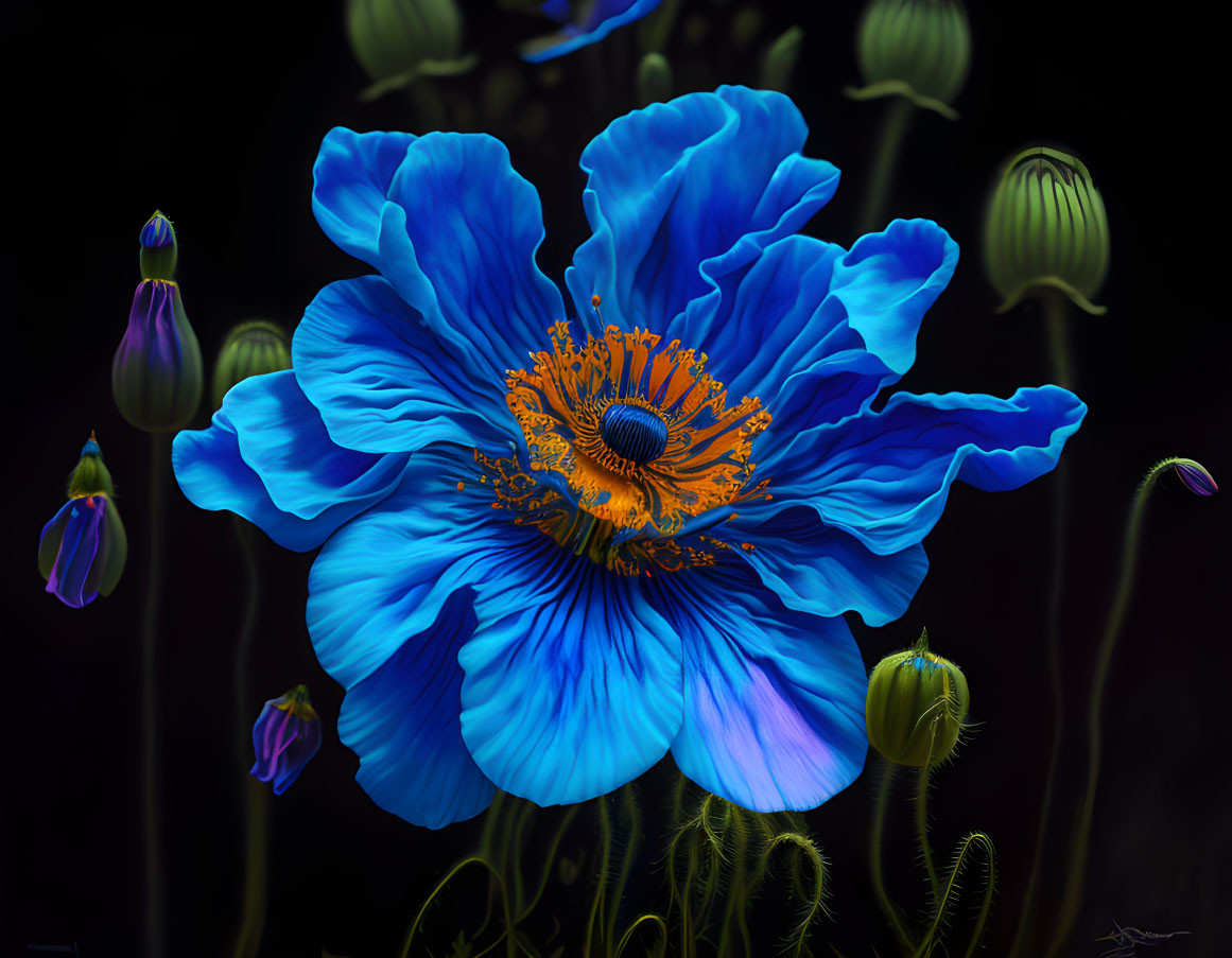 blue poppy　＃230308