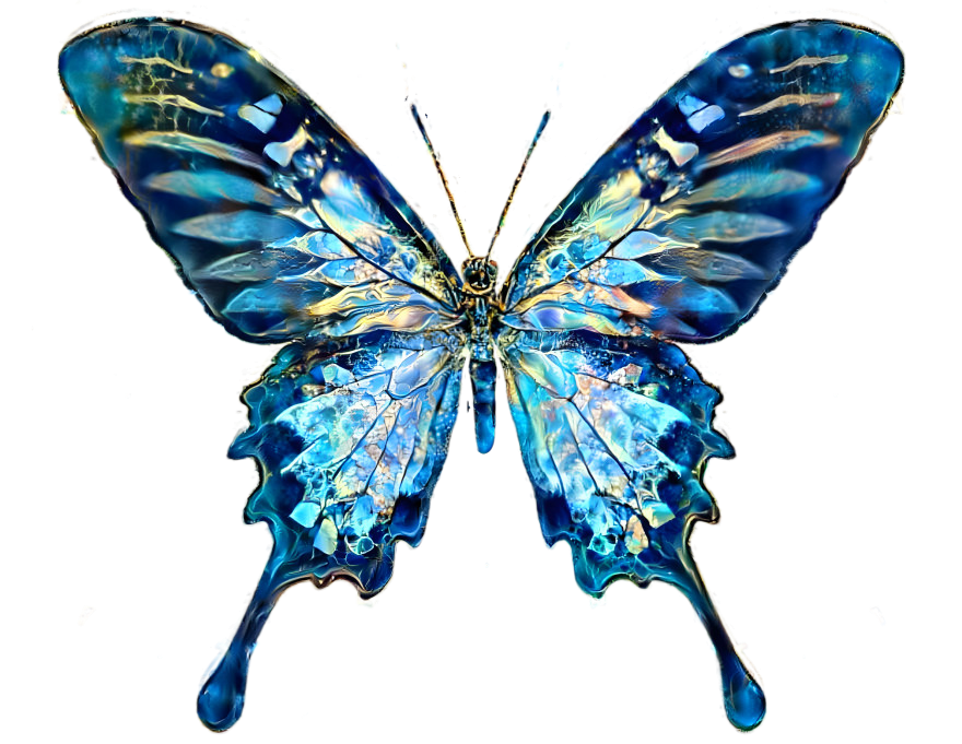 Blue Butterfly # 220920