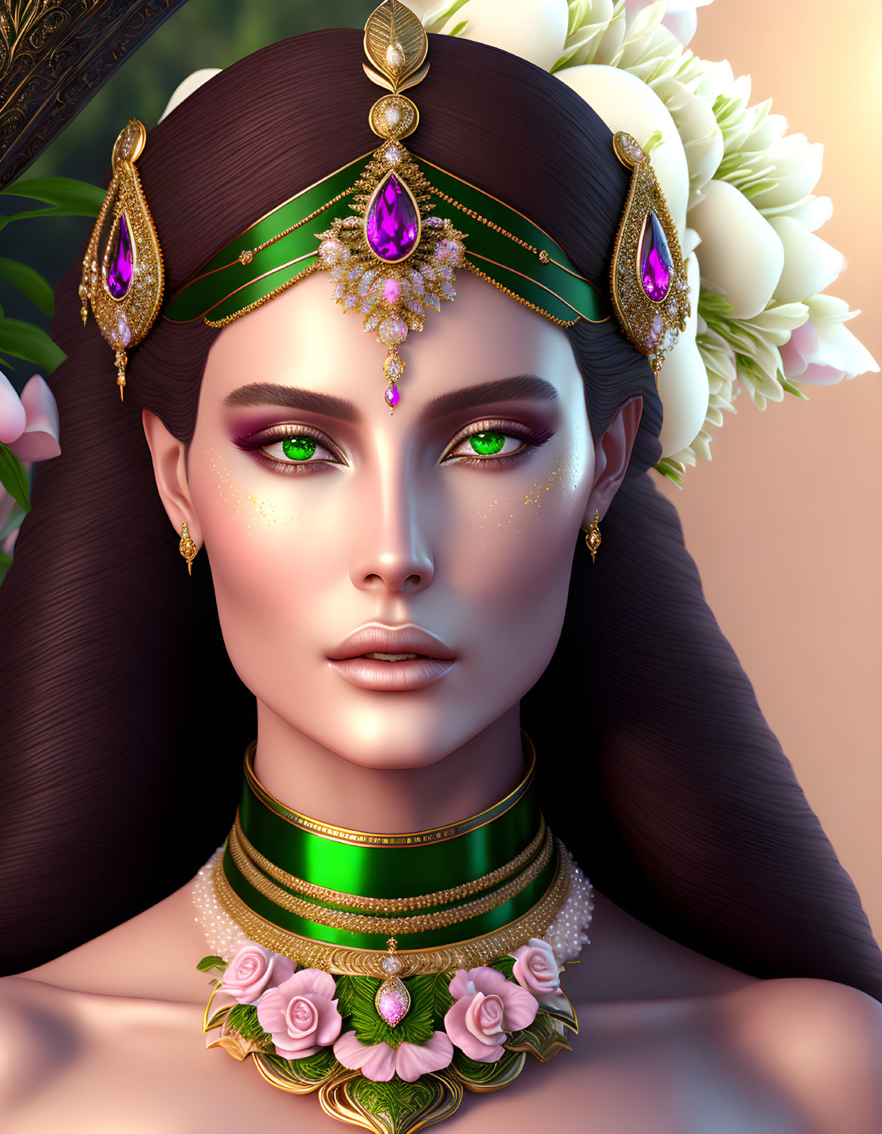 Green eye goddess