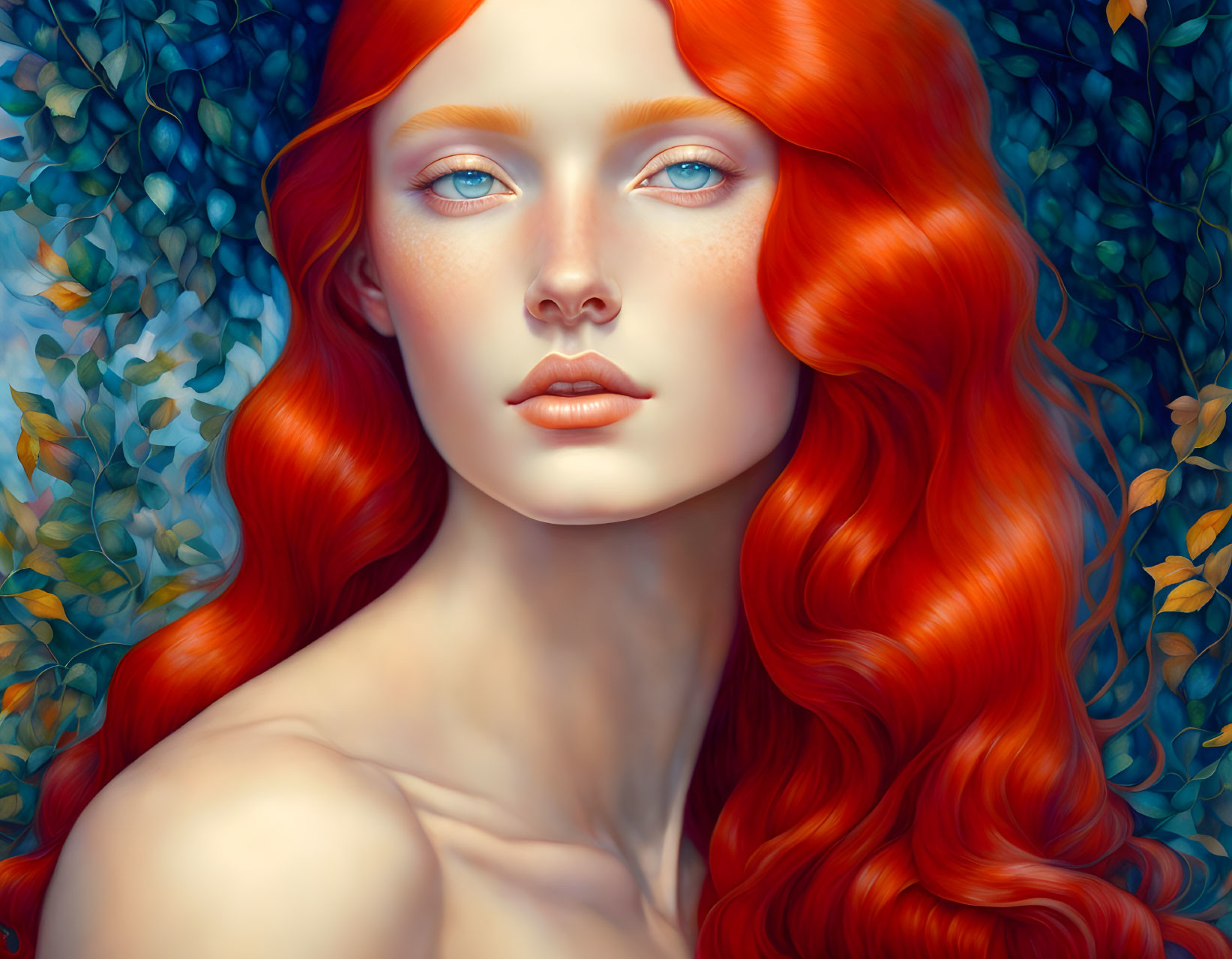 red haired goddess