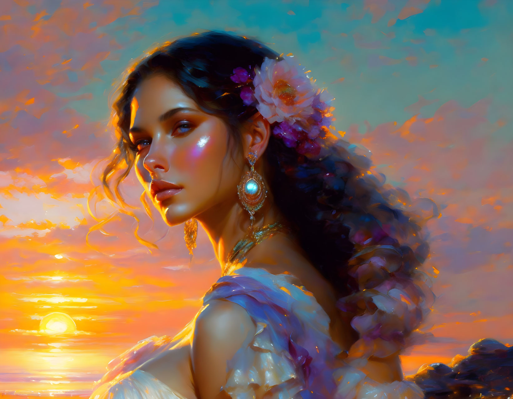 sunset goddess
