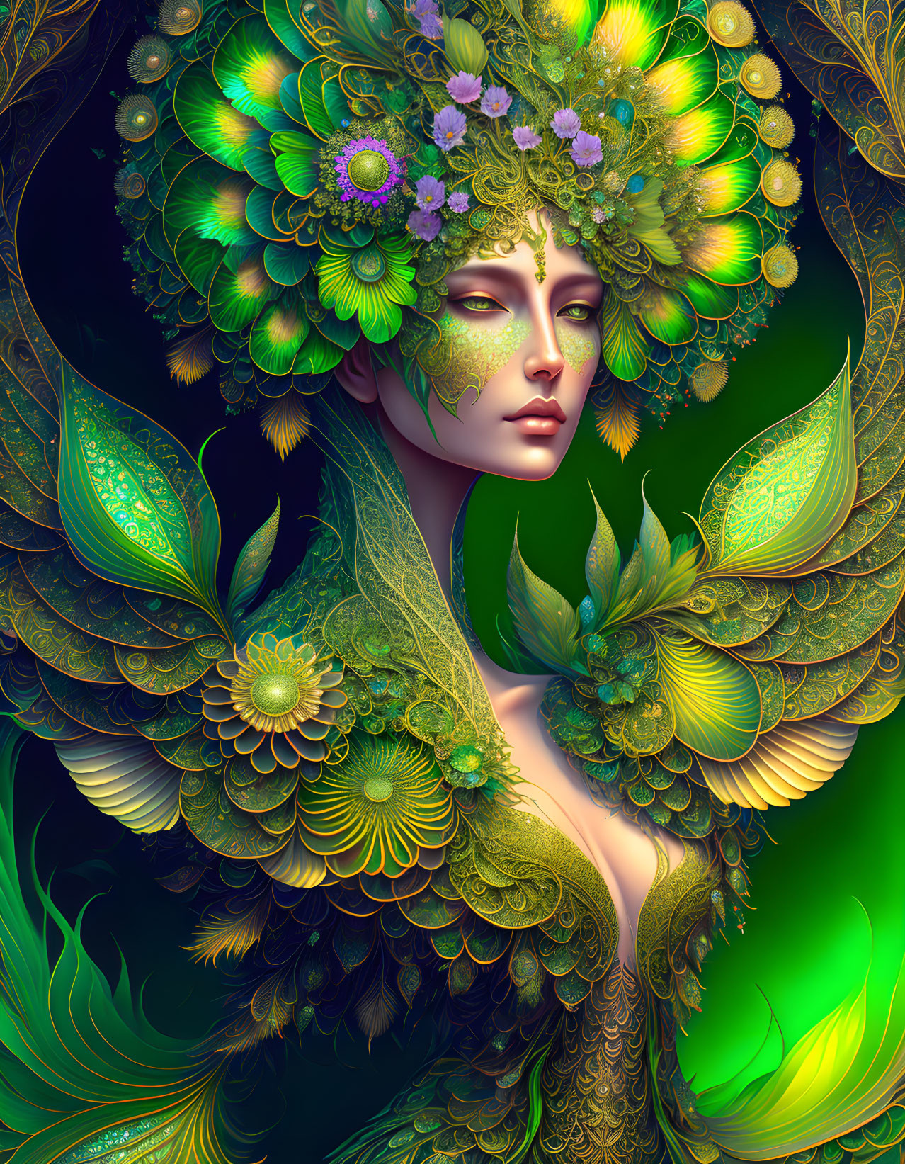 Flower goddess