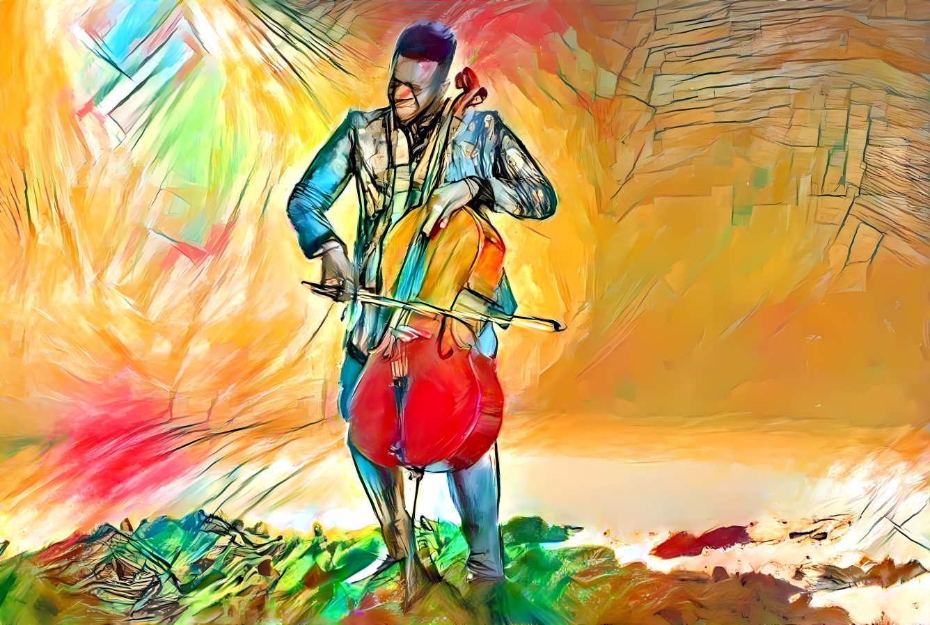 The pleasure of playing the cello