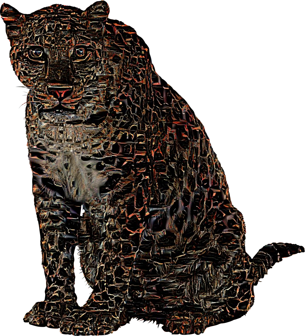 metal leopard