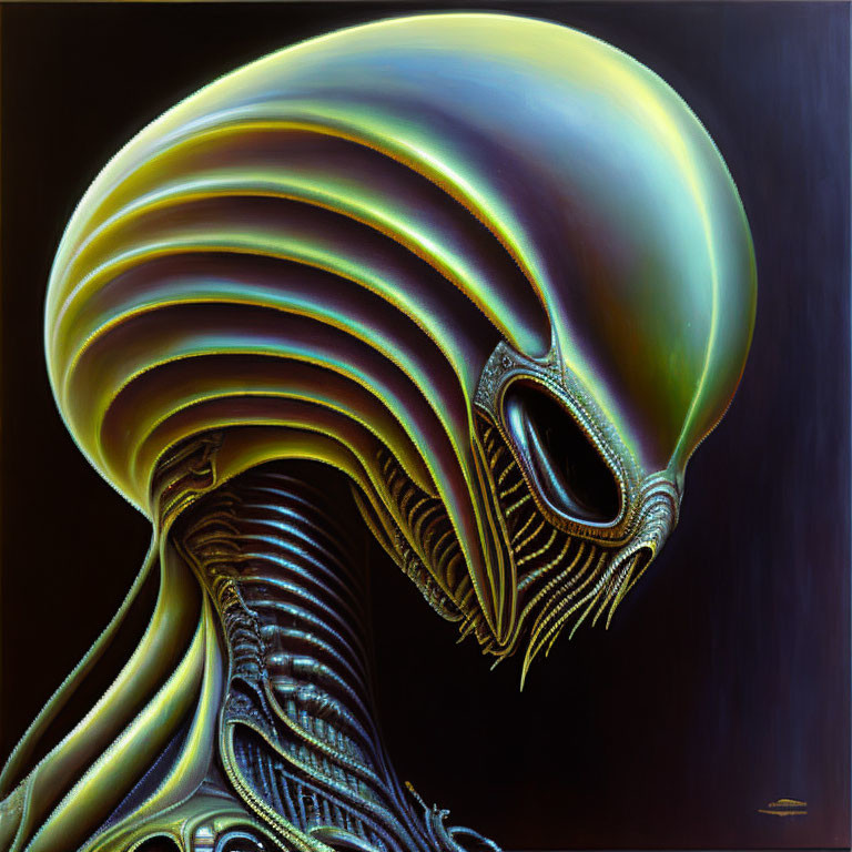 Alien in the style of Giger