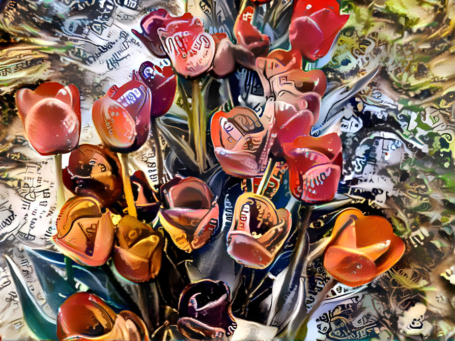 Bottlecap tulip field 